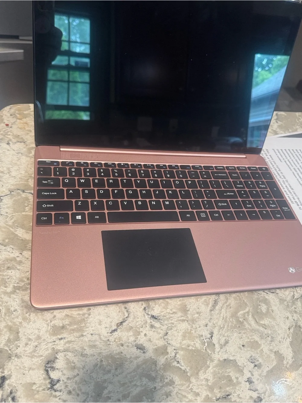 Rose Gold Laptop -Needs battery
